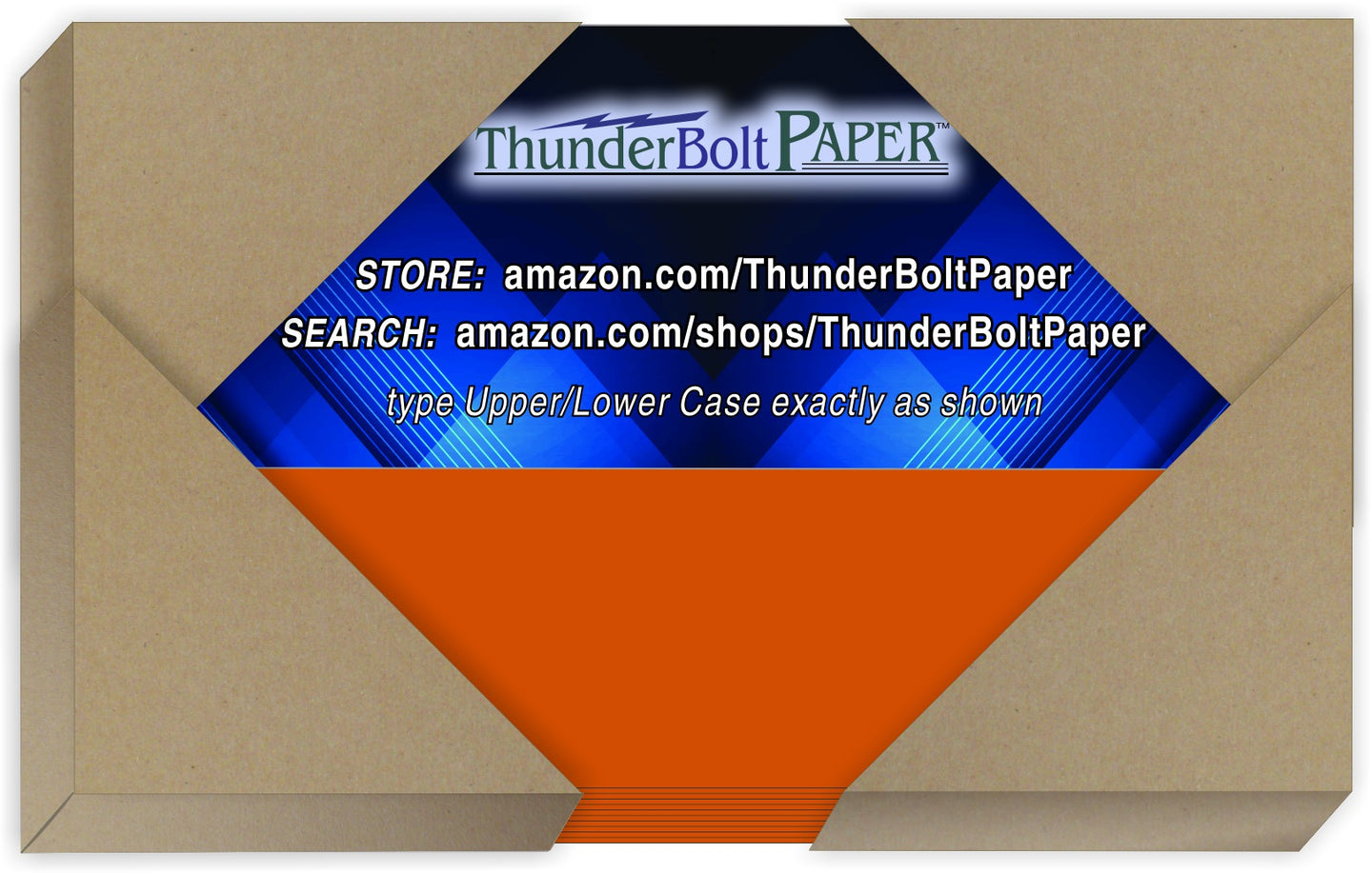 Dark Orange Paper – 65# Cover/Cardstock for Printing, Crafts, and DIY Projects 3x5 150 sheets basic blank bond bright brightly brights bulk card cardstock color colored colorful colors computer construction copie copy copying copypaper ct duty flyer hard heavy heavyweight high quality inkjet laser multipurpose neon notebook office paper papers papier plain premium printable printer printerpaper printing products reams recycled reem size solar stock tabloid thick thin typing word Bright ThunderBolt Paper
