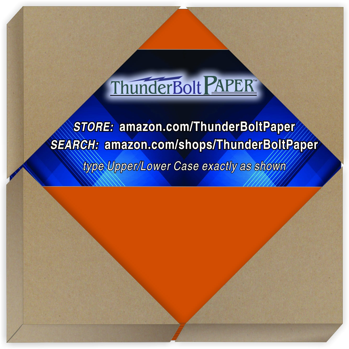 Dark Orange Paper – 65# Cover/Cardstock for Printing, Crafts, and DIY Projects 4x4 150 sheets basic blank bond bright brightly brights bulk card cardstock color colored colorful colors computer construction copie copy copying copypaper ct duty flyer hard heavy heavyweight high quality inkjet laser multipurpose neon notebook office paper papers papier plain premium printable printer printerpaper printing products reams recycled reem size solar stock tabloid thick thin typing word Bright ThunderBolt Paper