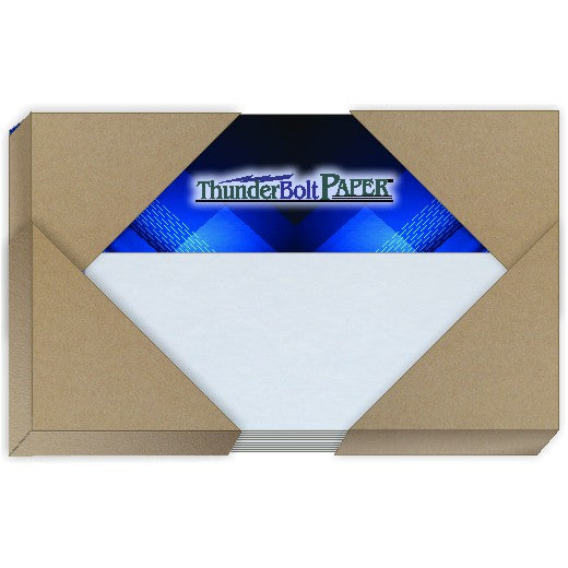 Blue Parchment Paper Card Stock – 65# Cover Weight for Vintage Printing and DIY Crafts