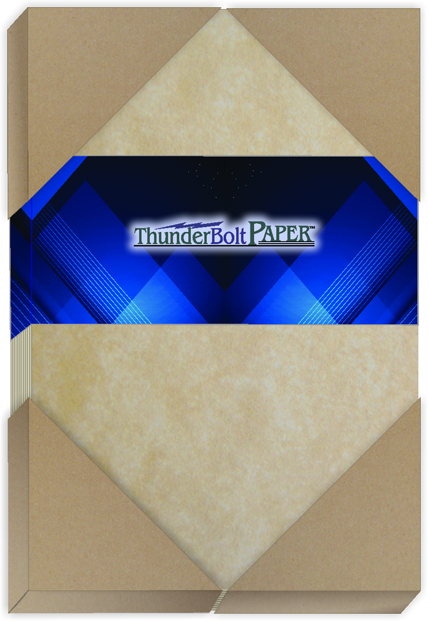 Aged Parchment Paper Card Stock – 65# Cover Weight for Vintage Printing and DIY Crafts aged antique award blank business caligraphy calligraphy certificate copy fashioned for printer head high quality invitation journal letterhead map menu message newspaper old looking pachment papyrus parchement parchmant parchment pergamino pirate printable printing resume retro romantic rustic scroll sheets stationary textured thick treasure treasure map victorian vintage wedding writing Parchment ThunderBolt Paper