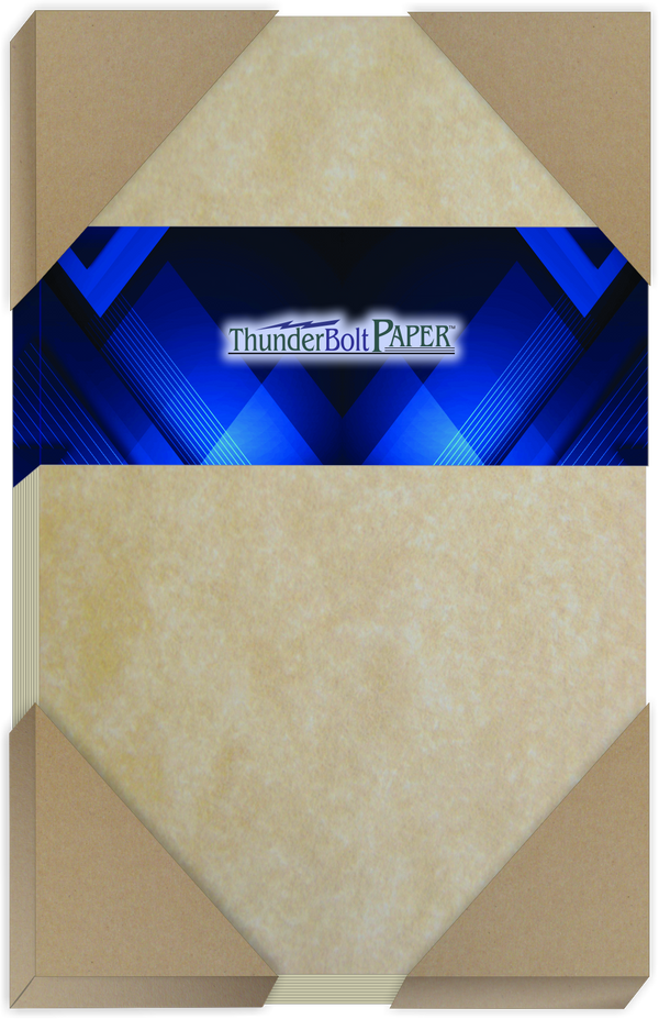 Aged Parchment Paper Card Stock – 65# Cover Weight for Vintage Printing and DIY Crafts aged antique award blank business caligraphy calligraphy certificate copy fashioned for printer head high quality invitation journal letterhead map menu message newspaper old looking pachment papyrus parchement parchmant parchment pergamino pirate printable printing resume retro romantic rustic scroll sheets stationary textured thick treasure treasure map victorian vintage wedding writing Parchment ThunderBolt Paper