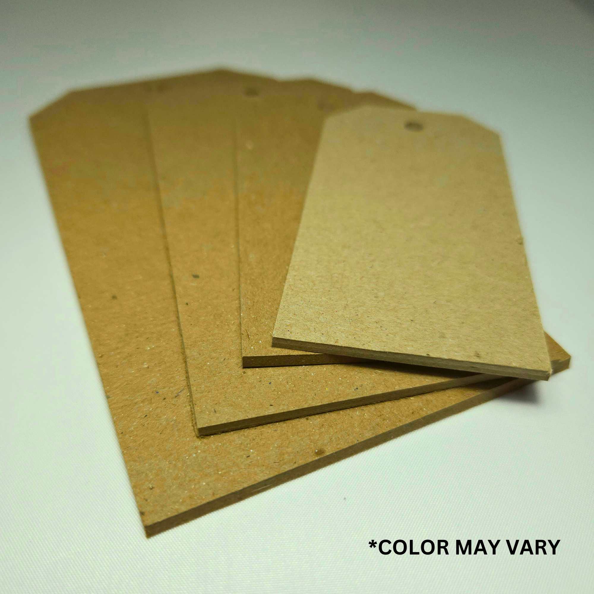 Chipboard Tags 100 Point Thickness – .100" Thick Heavy-Duty Kraft Brown Tags for Journaling, Scrapbooking & DIY Crafts Tags ThunderBolt Paper