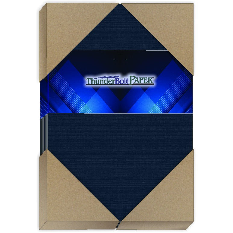 Blue Linen Cardstock – 80# Cover Weight for Elegant Printing and Crafting