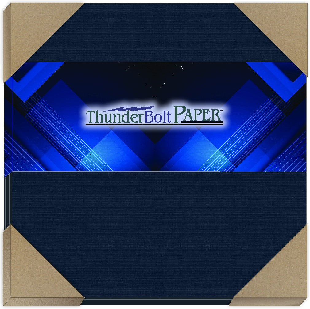 Blue Linen Cardstock – 80# Cover Weight for Elegant Printing and Crafting