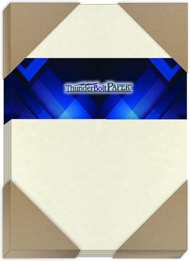 Off-White Parchment Paper – 60# Text Weight for Vintage Printing and Writing