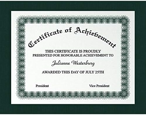 Green Linen Cardstock – 80# Cover Weight for Elegant Printing and Crafting
