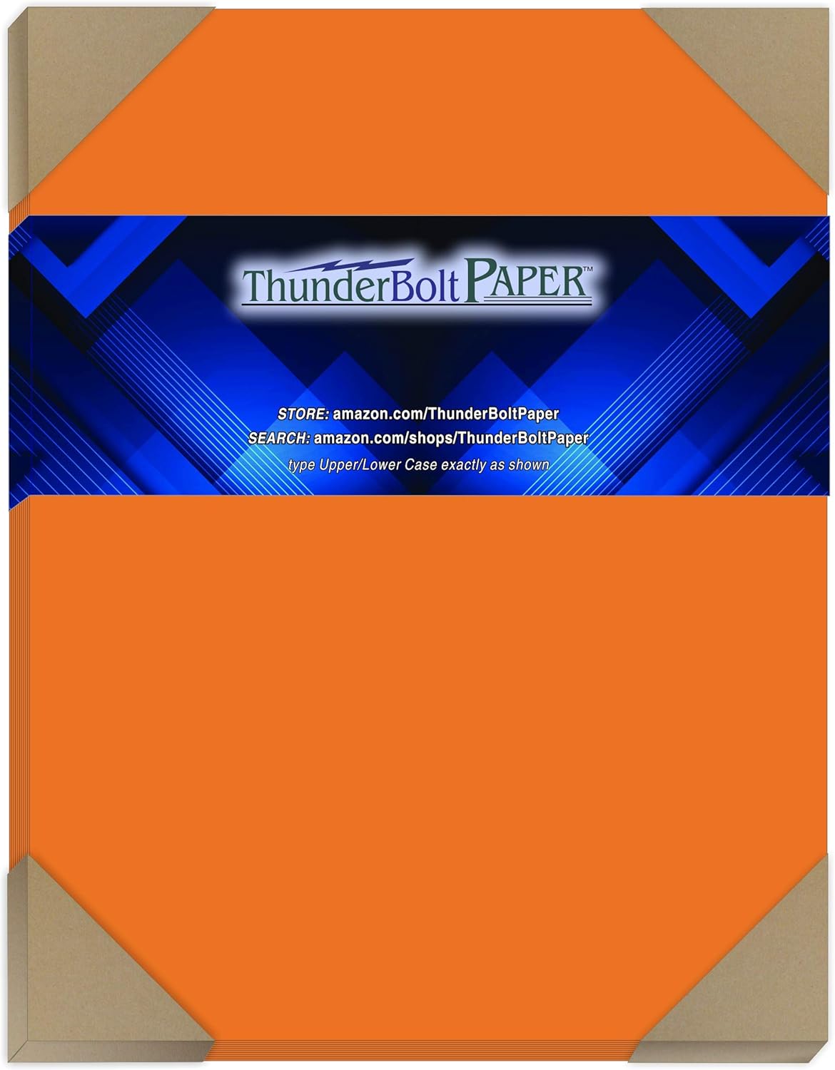 Orange Paper – 65# Cover/Cardstock for Printing, Crafts, and DIY Projects 9x12 50 sheets basic blank bond bright brightly brights bulk card cardstock color colored colorful colors computer construction copie copy copying copypaper ct duty flyer hard heavy heavyweight high quality inkjet laser multipurpose neon notebook office paper papers papier plain premium printable printer printerpaper printing products reams recycled reem size solar stock tabloid thick thin typing word Bright ThunderBolt Paper