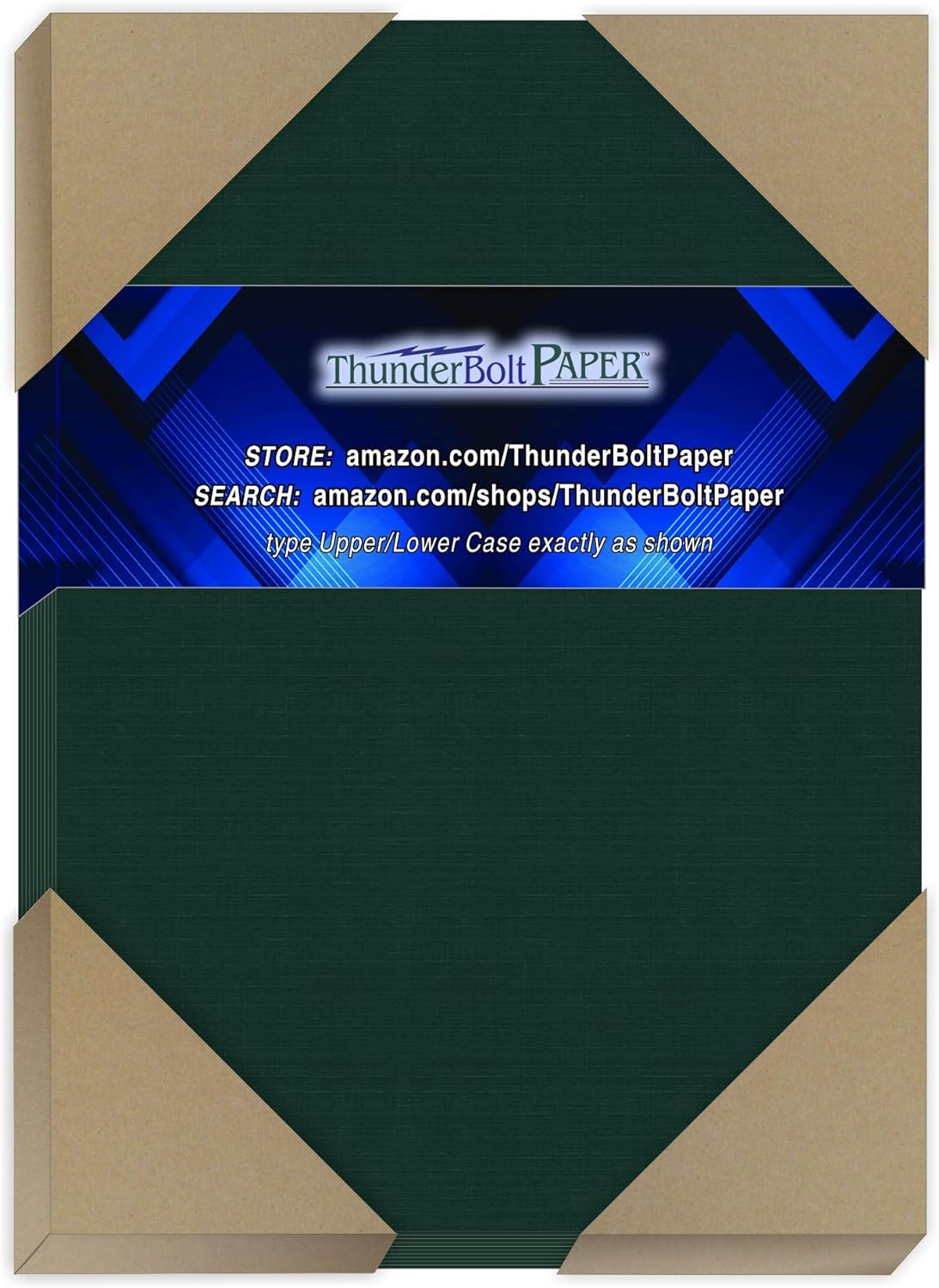 Green Linen Cardstock – 80# Cover Weight for Elegant Printing and Crafting