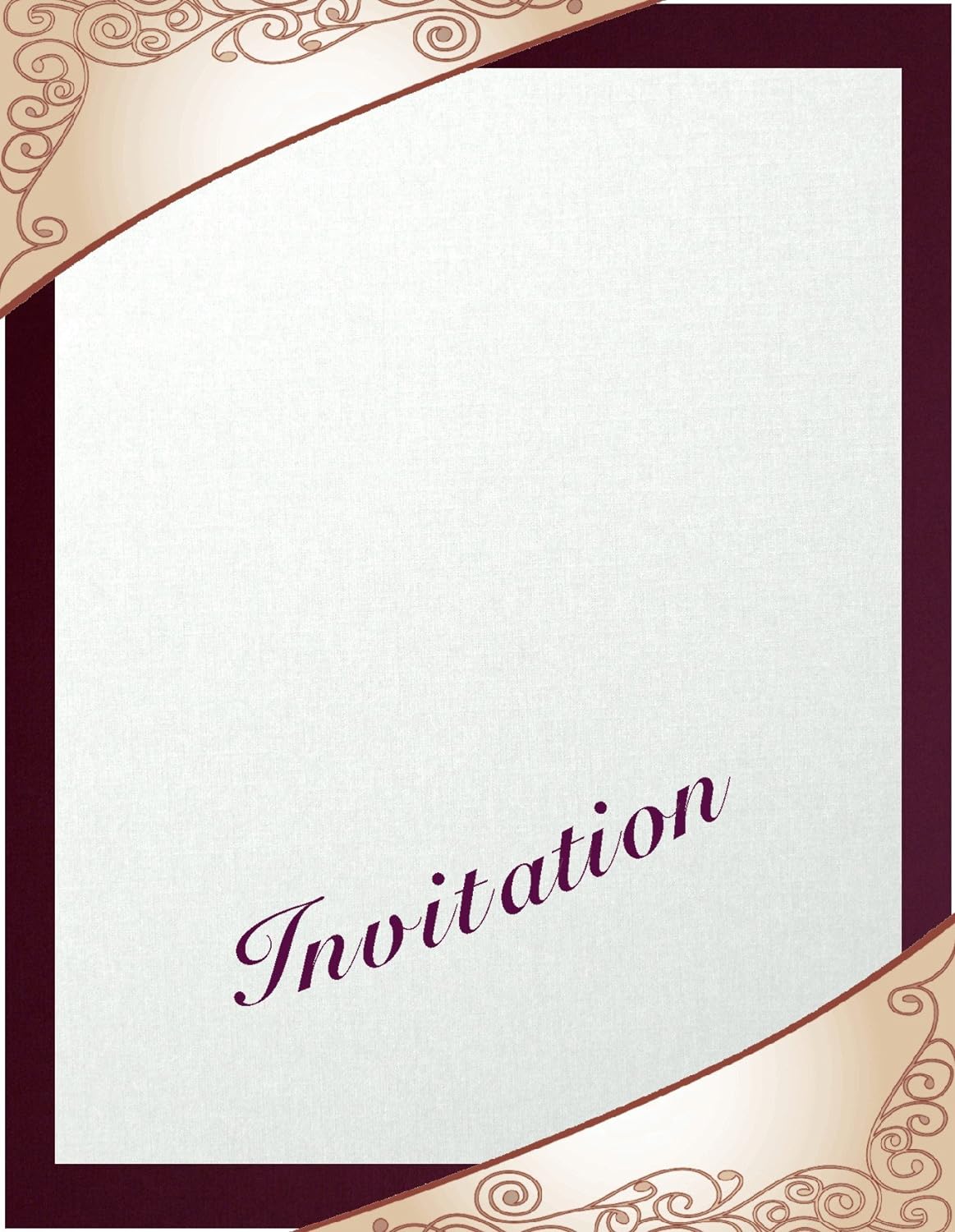 Burgundy Linen Cardstock – 80# Cover Weight for Elegant Printing and Crafting