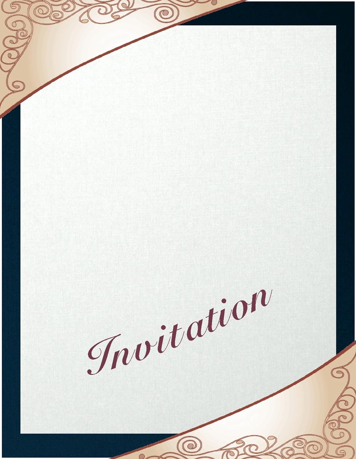 Blue Linen Cardstock – 80# Cover Weight for Elegant Printing and Crafting