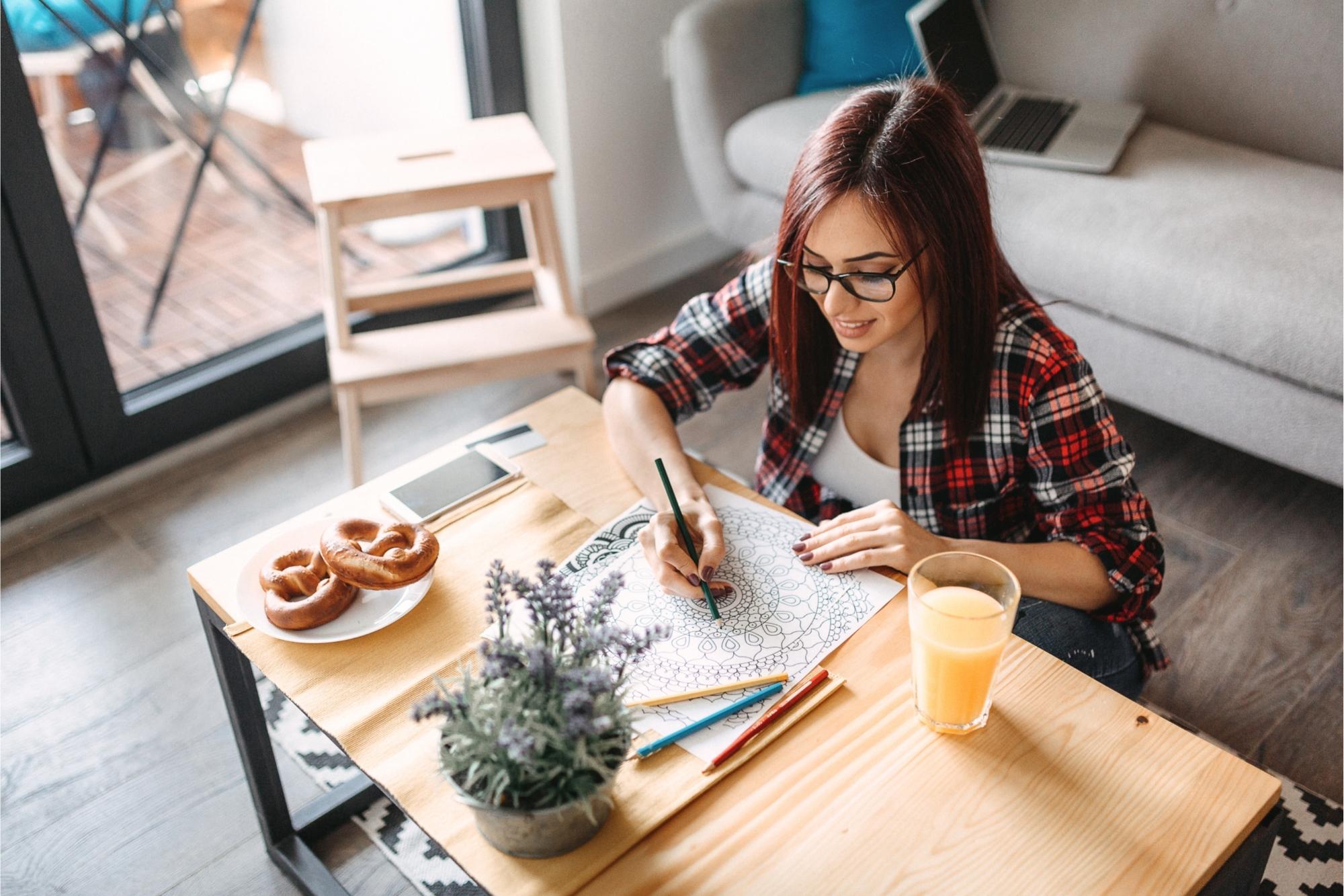 Try Paper Coloring For Stress Relief