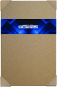 20 point brown chipboard (.02 inch thick)