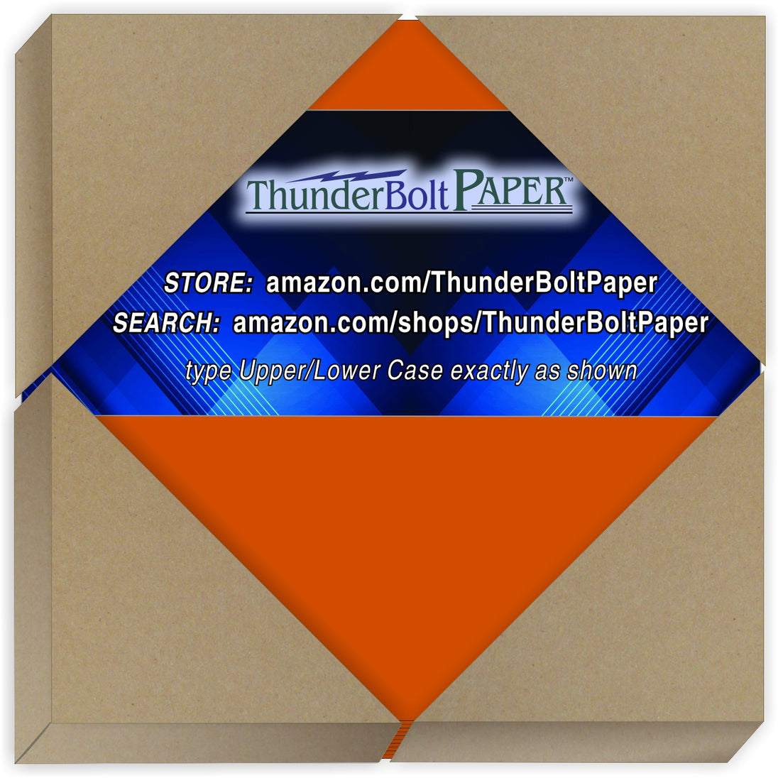 Dark Orange Paper – 65# Cover/Cardstock for Printing, Crafts, and DIY Projects 4x4 150 sheets basic blank bond bright brightly brights bulk card cardstock color colored colorful colors computer construction copie copy copying copypaper ct duty flyer hard heavy heavyweight high quality inkjet laser multipurpose neon notebook office paper papers papier plain premium printable printer printerpaper printing products reams recycled reem size solar stock tabloid thick thin typing word Bright ThunderBolt Paper