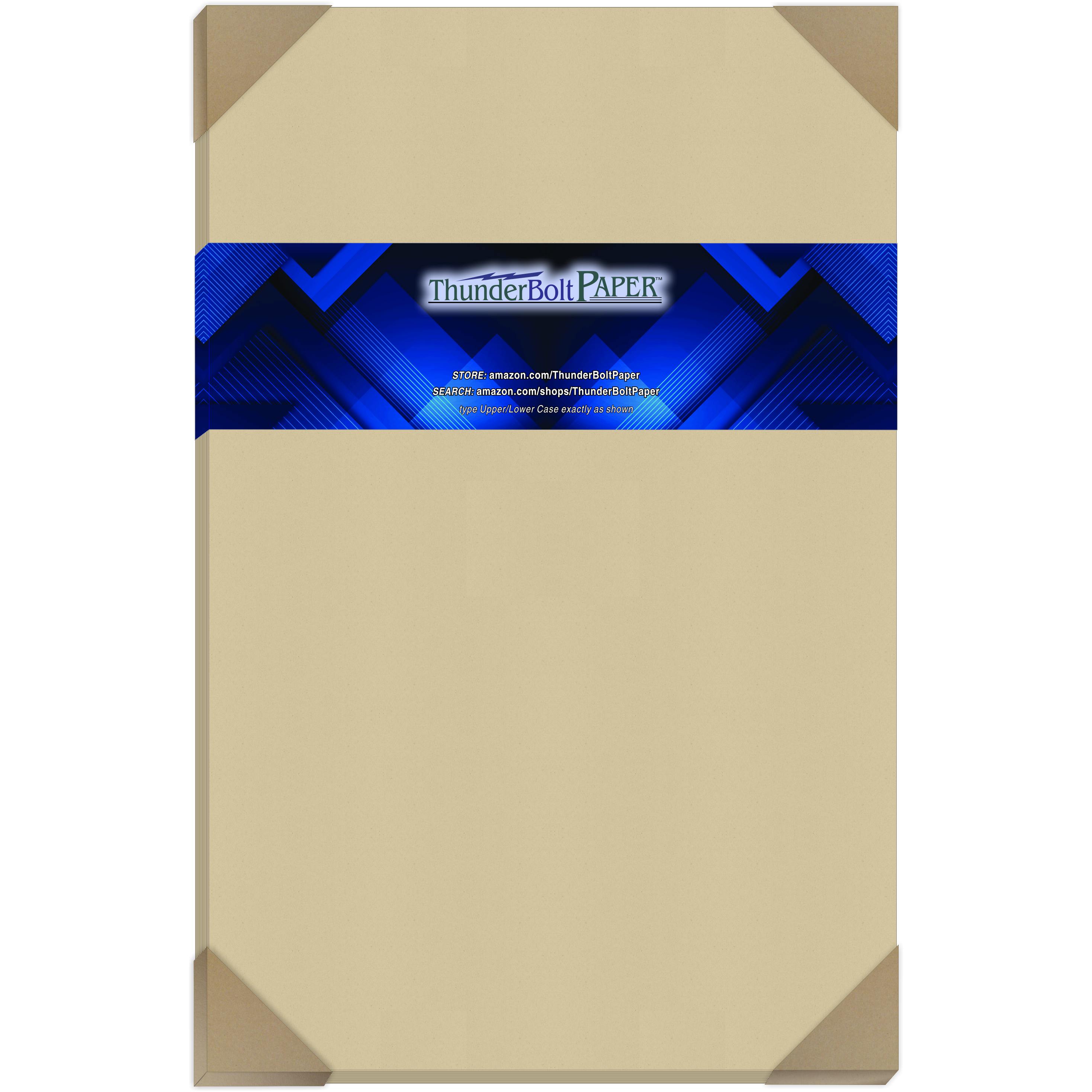 ThunderBolt Paper Desert Tan Fiber 70# Text Weight Paper