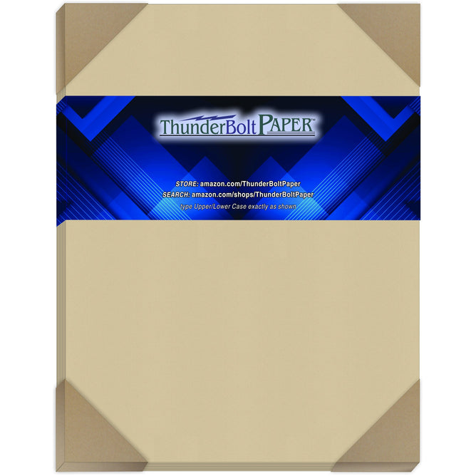 ThunderBolt Paper Desert Tan Fiber 70# Text Weight Paper