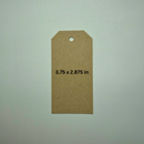 Chipboard Tags 46 Point – .046" Thick Lightweight Kraft Brown Tags for Junk Journaling, Scrapbooking, DIY Crafts, Thank you tags, Gift Tags