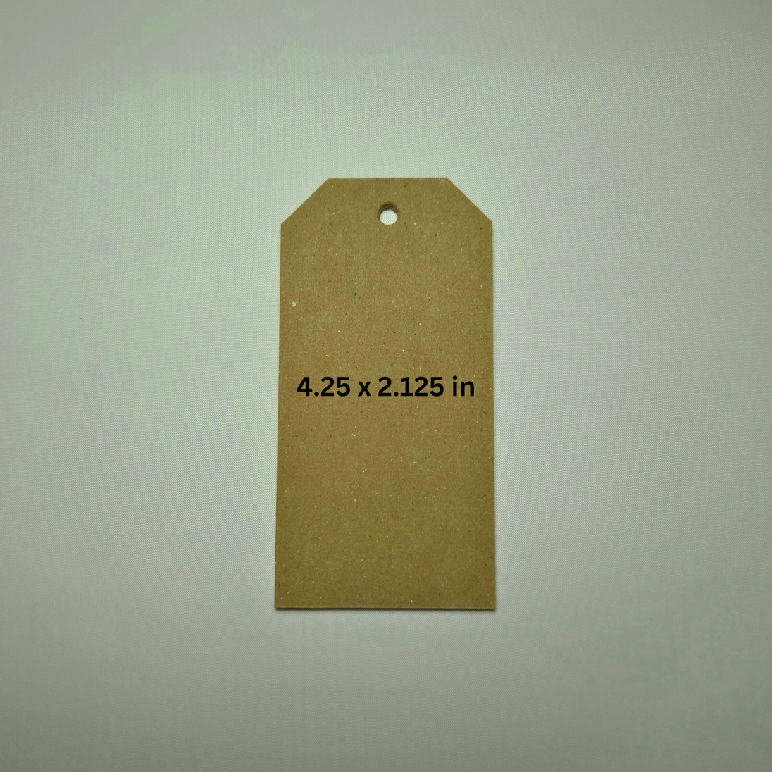 Chipboard Tags 100 Point Thickness – .100" Thick Heavy-Duty Kraft Brown Tags for Journaling, Scrapbooking & DIY Crafts 4.25" x 2.125" Tags ThunderBolt Paper 4.25" x 2.125"