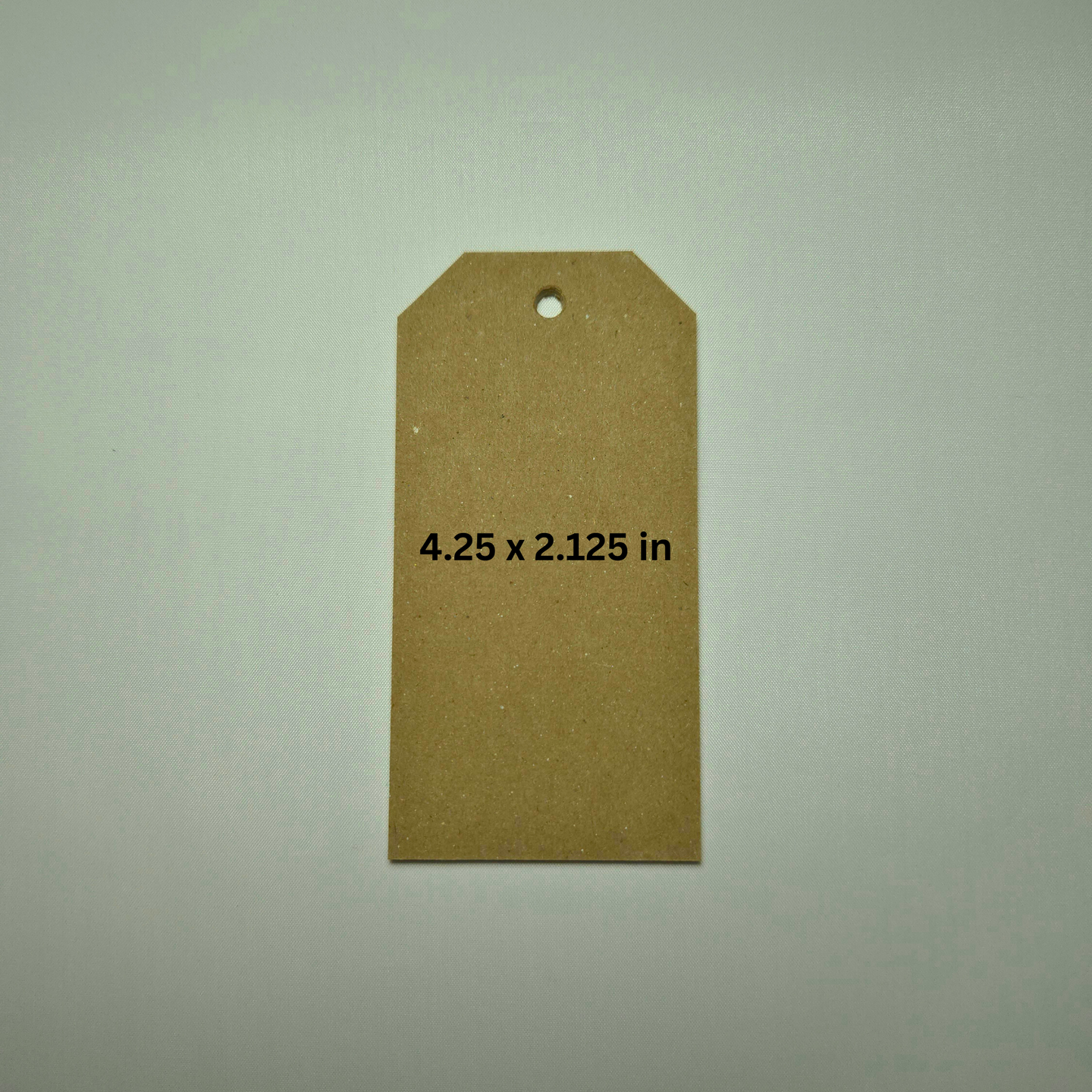 Chipboard Tags 100 Point Thickness – .100" Thick Heavy-Duty Kraft Brown Tags for Journaling, Scrapbooking & DIY Crafts 4.25" x 2.125" Tags ThunderBolt Paper 4.25" x 2.125"