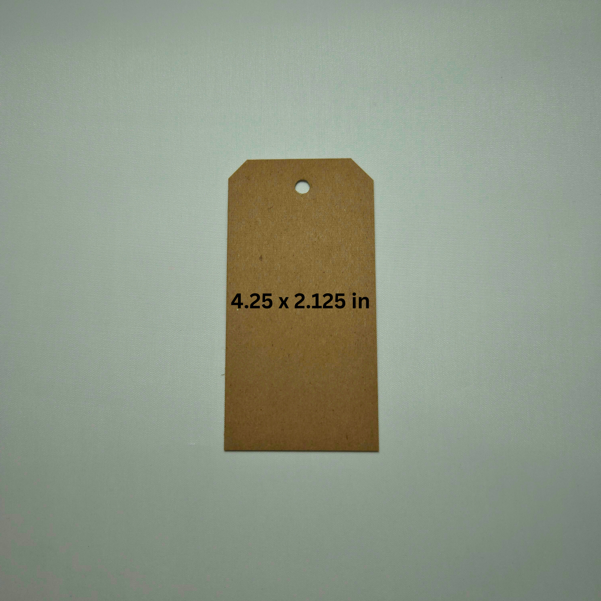 Chipboard Tags 60 Point – .060" Thick Heavy-Duty Kraft Brown Tags for Journaling, Scrapbooking, DIY Crafts, Gift Tags, Thank you tags