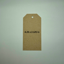 Chipboard Tags 46 Point – .046" Thick Lightweight Kraft Brown Tags for Junk Journaling, Scrapbooking, DIY Crafts, Thank you tags, Gift Tags