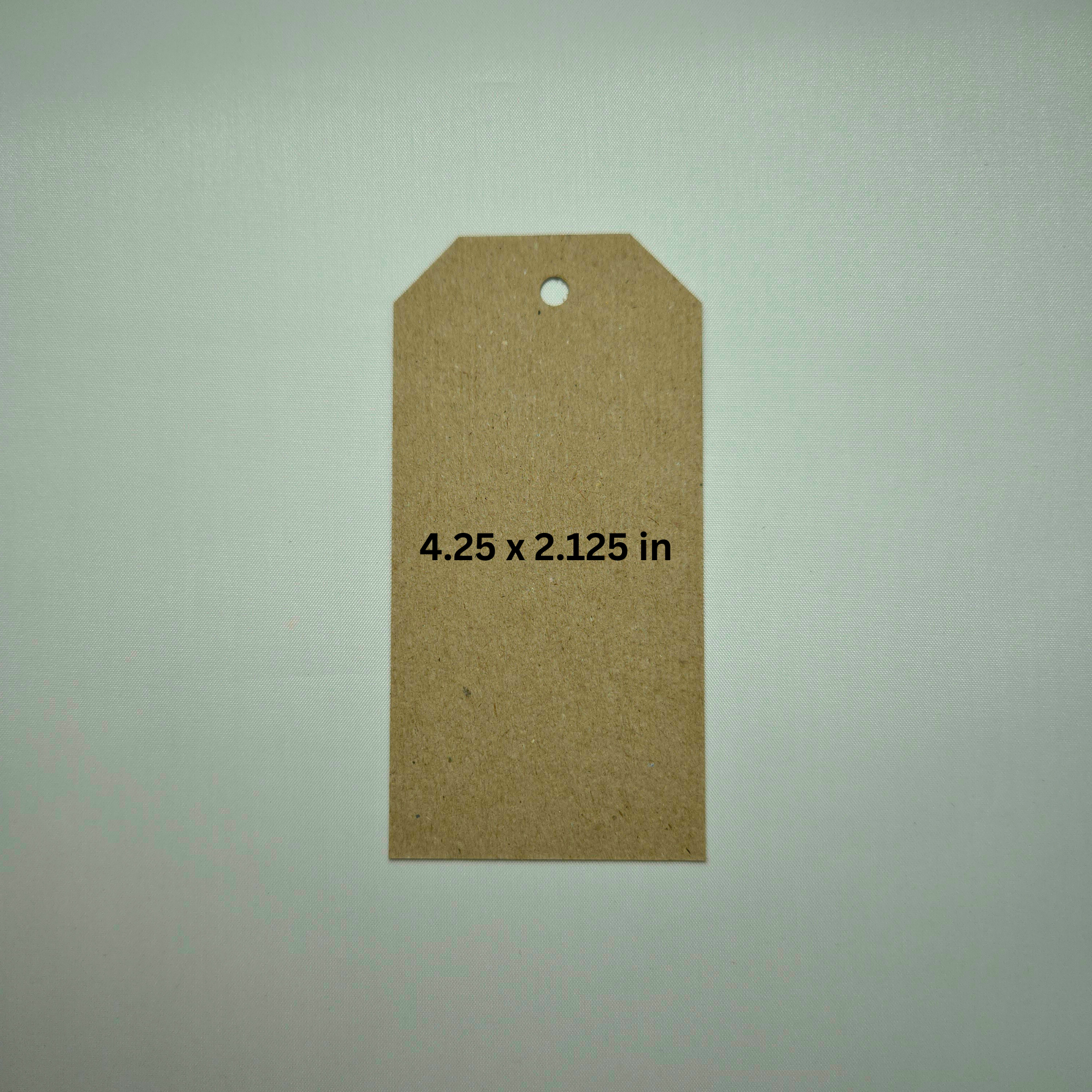 Chipboard Tags 46 Point – .046" Thick Lightweight Kraft Brown Tags for Junk Journaling, Scrapbooking, DIY Crafts, Thank you tags, Gift Tags