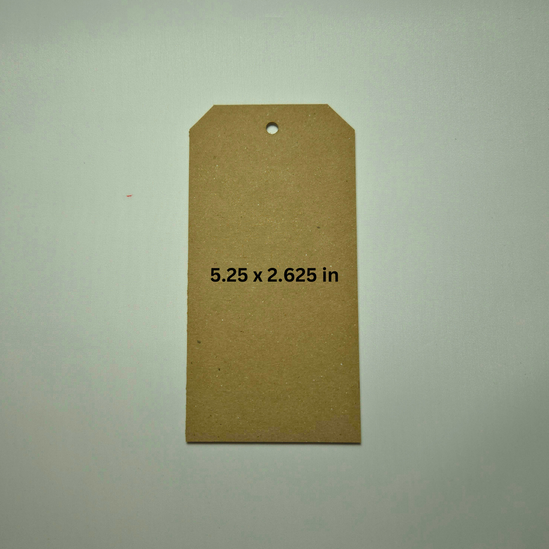Chipboard Tags 100 Point Thickness – .100" Thick Heavy-Duty Kraft Brown Tags for Journaling, Scrapbooking & DIY Crafts 5.25" x 2.625" Tags ThunderBolt Paper 5.25" x 2.625"