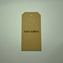Chipboard Tags 100 Point Thickness – .100" Thick Heavy-Duty Kraft Brown Tags for Journaling, Scrapbooking & DIY Crafts 5.25" x 2.625" Tags ThunderBolt Paper 5.25" x 2.625"