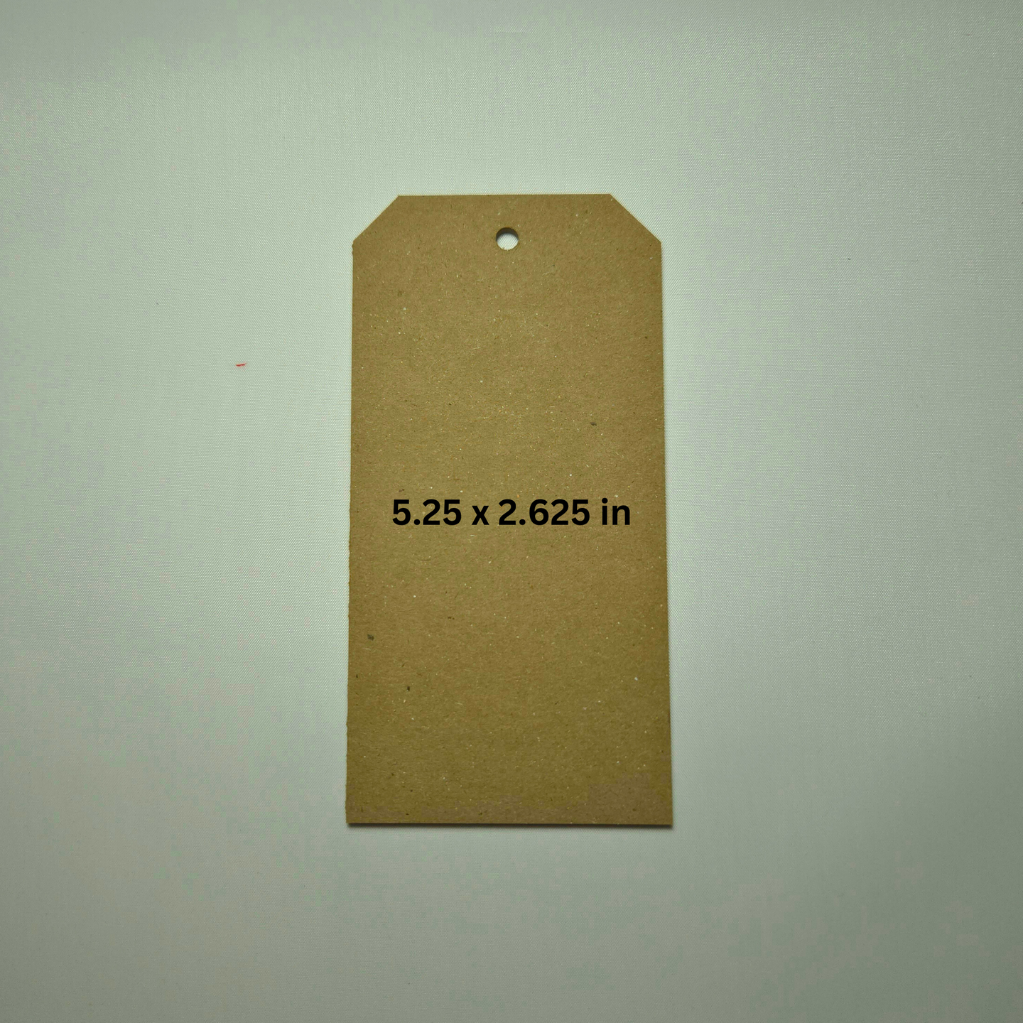 Chipboard Tags 100 Point Thickness – .100" Thick Heavy-Duty Kraft Brown Tags for Journaling, Scrapbooking & DIY Crafts 5.25" x 2.625" Tags ThunderBolt Paper 5.25" x 2.625"