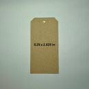 Chipboard Tags 46 Point – .046" Thick Lightweight Kraft Brown Tags for Junk Journaling, Scrapbooking, DIY Crafts, Thank you tags, Gift Tags