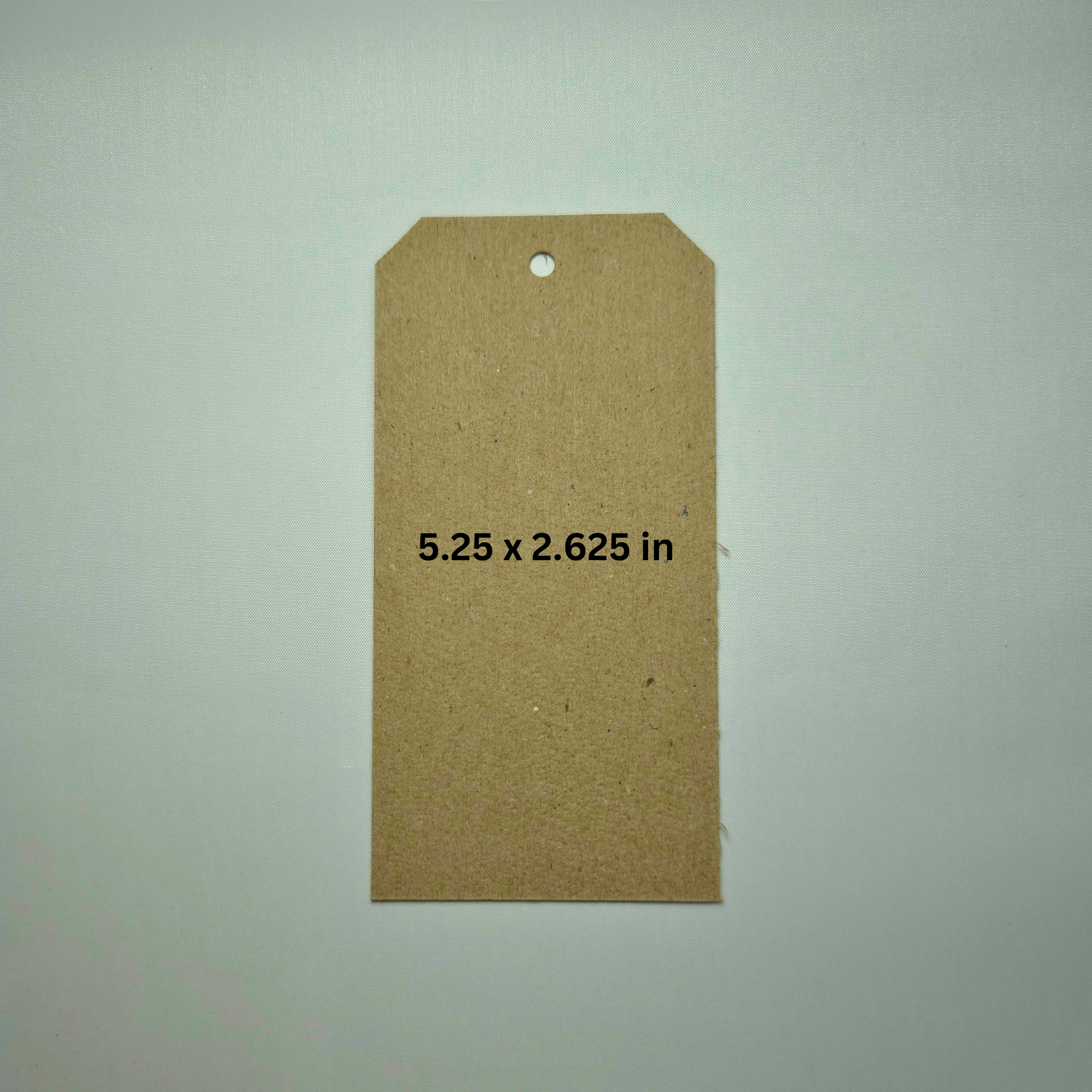 Chipboard Tags 46 Point – .046" Thick Lightweight Kraft Brown Tags for Junk Journaling, Scrapbooking, DIY Crafts, Thank you tags, Gift Tags