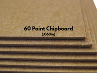 60pt thick kraft chipboard, heavy-duty and sturdy for DIY crafts, bookbinding, scrapbooking, albums, boxes, frames, and packaging applications