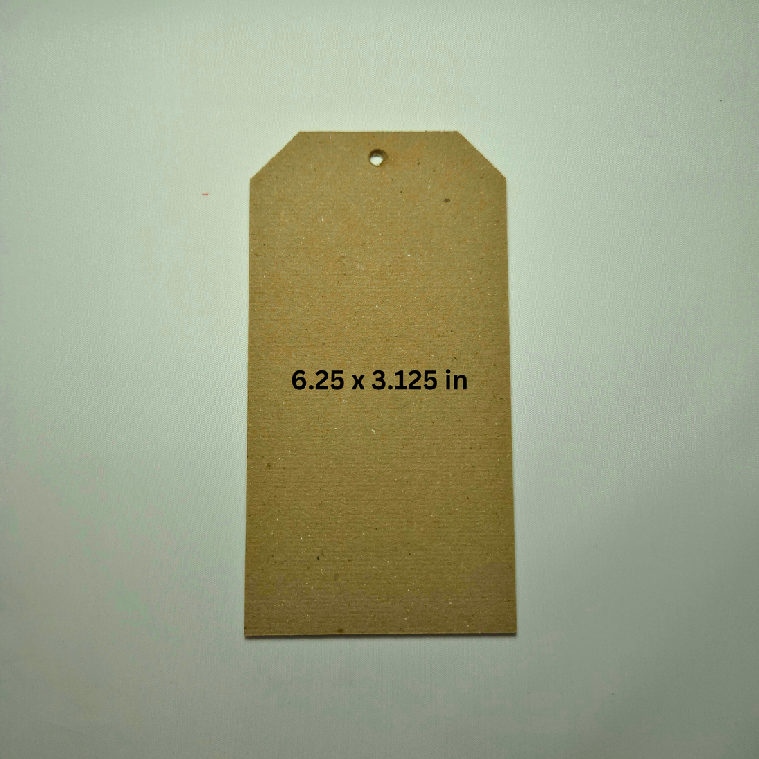 Chipboard Tags 100 Point Thickness – .100" Thick Heavy-Duty Kraft Brown Tags for Journaling, Scrapbooking & DIY Crafts 6.25" x 3.125" Tags ThunderBolt Paper 6.25" x 3.125"