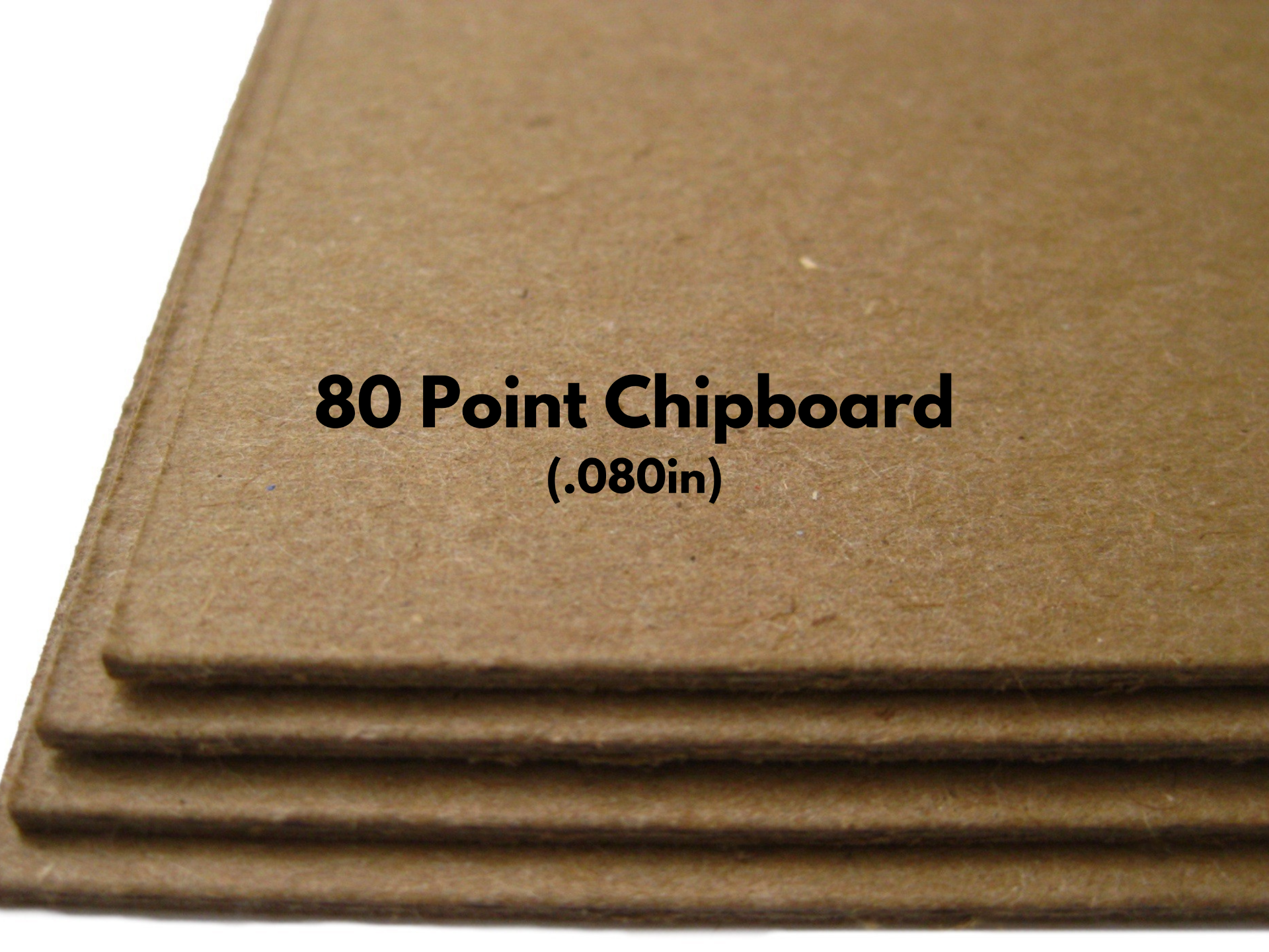 80pt ultra-thick kraft chipboard, heavy-duty and eco-friendly for DIY crafts, bookbinding, scrapbooking, albums, frames, boxes, and packaging