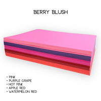 65lb 8.5x11 Light Cardstock Multi-Color Bundles Berry Blush 65lb blue bond color colored colorful colors cover green pink purple red smooth text white yellow Bright ThunderBolt Paper Berry Blush