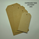 Chipboard Tags 100 Point Thickness – .100" Thick Heavy-Duty Kraft Brown Tags for Journaling, Scrapbooking & DIY Crafts Tags ThunderBolt Paper