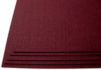 Burgundy Linen 80# (card weight)