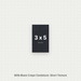 Black Crepe Cardstock, 80# Cover Weight Textured Paper 3x5 Short Texture Crepe ThunderBolt Paper 3x5 Short