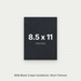 Black Crepe Cardstock, 80# Cover Weight Textured Paper 8.5x11 Short Texture Crepe ThunderBolt Paper 8.5x11 Short