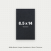Black Crepe Cardstock, 80# Cover Weight Textured Paper 8.5x14 Short Texture Crepe ThunderBolt Paper 8.5x14 Short