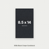 Black Crepe Cardstock, 80# Cover Weight Textured Paper 8.5x14 Crepe ThunderBolt Paper 8.5x14