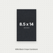 Black Crepe Cardstock, 80# Cover Weight Textured Paper 8.5x14 Crepe ThunderBolt Paper 8.5x14