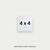 White Crepe Cardstock, 80# Cover Weight Textured Paper 4x4 Crepe ThunderBolt Paper 4x4