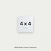 White Crepe Cardstock, 80# Cover Weight Textured Paper 4x4 Crepe ThunderBolt Paper 4x4