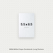 White Crepe Cardstock, 80# Cover Weight Textured Paper 5.5x8.5 Long Texture Crepe ThunderBolt Paper 5.5x8.5 Long