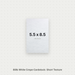 White Crepe Cardstock, 80# Cover Weight Textured Paper 5.5x8.5 Short Texture Crepe ThunderBolt Paper 5.5x8.5 Short