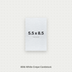 White Crepe Cardstock, 80# Cover Weight Textured Paper 5.5x8.5 Crepe ThunderBolt Paper 5.5x8.5