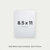 White Crepe Cardstock, 80# Cover Weight Textured Paper 8.5x11 Short Texture Crepe ThunderBolt Paper 8.5x11 Short