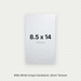 White Crepe Cardstock, 80# Cover Weight Textured Paper 8.5x14 Short Texture Crepe ThunderBolt Paper 8.5x14 Short