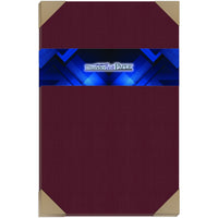 Burgundy Linen 80# (card weight)