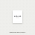 White Smooth Cardstock - 80# Cover Weight for Printing, Menus & Crafts 4.25x5.5 Smooth ThunderBolt Paper 4.25x5.5